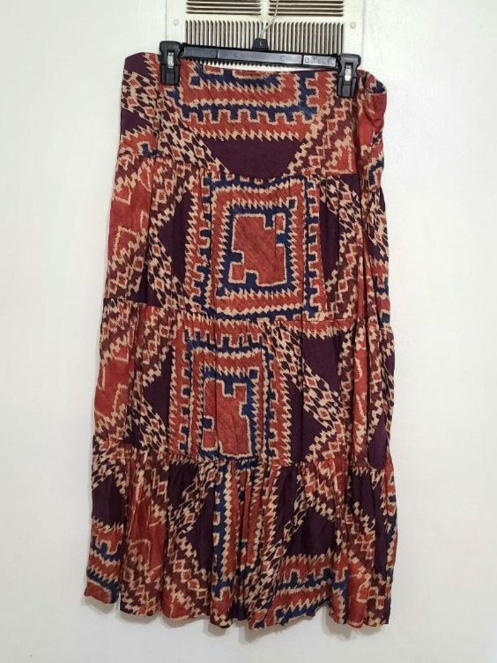 Chaps Woman Multicolor Printed Maxi Skirt – Size 1X